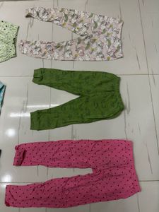 6 Cute Printed Pajama Pants Set