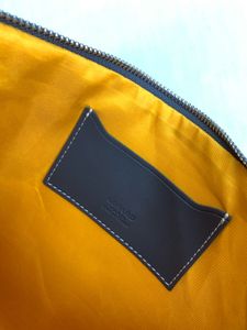Authentic Goyard Senat Pouch MM - Black/Grey
