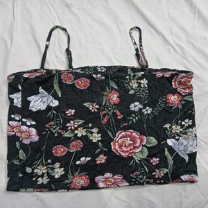 Floral Print❤️‍🔥 Cropped Cami Top