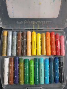 Camel Poster Colours &amp; Faber-Castell Oil Pastels