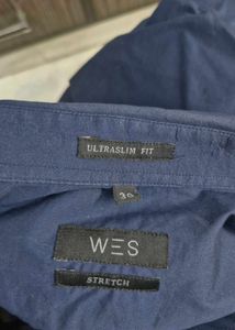Men's Navy Blue Formal Shirt