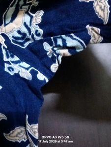 Beautiful Blue Printed Kurta