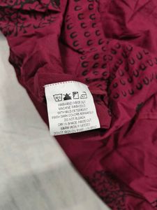 Maroon Ethnic Kurta with Tree Print
