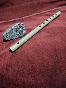 wooden designe stamp+bansuri