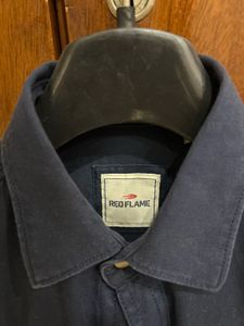 Men's Navy Blue Casual Shirt