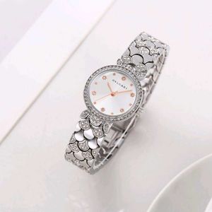 bvlgari Green Dial Watch with Rose Gold strap
