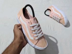 Pink Vans Low-Top Sneakers