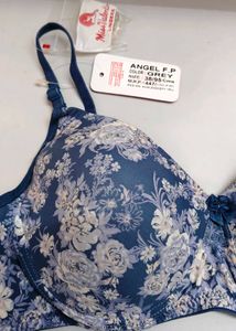 Floral Print Padded Bra