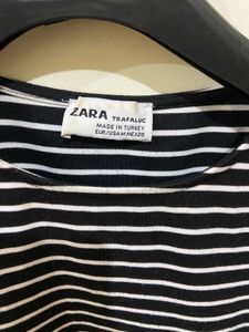 Zara Striped Knit Mini Dress