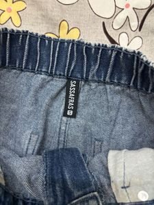 Acid Wash Denim Shorts