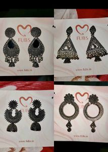 8 Pcs Traditional Jhumka Combo