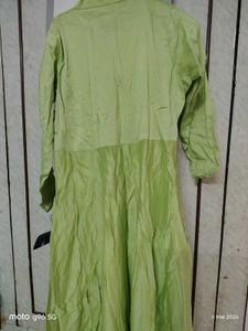 Elegant Pastel Green Anarkali Gown