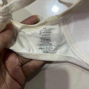 🤍 Jockey White Padded Bra | Everyday Comfort