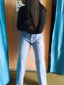 🤍🩵Waist:-30 Light Wash Jeans - Trendy Denim🩵🤍