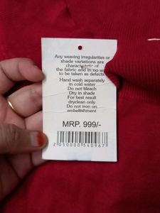 Red Boat Neck Sweater