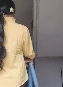 High Neck Yellow Mustard Shirt