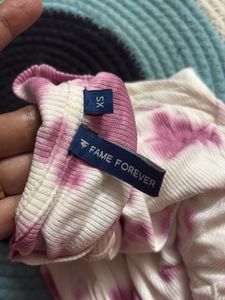 Tie-Dye Long Sleeve Top not used