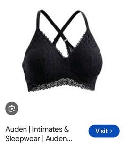 auden Black Lace Bralette