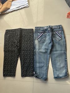 Capri Jeans &amp; Patterned Pants