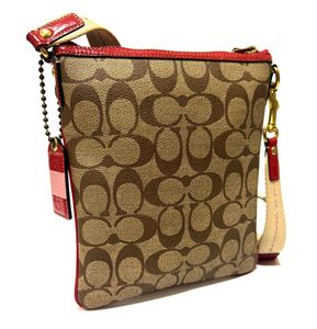 Coach Heritage Signature Canvas Striped Crossbody
