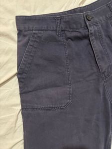 Uniform Bridges Korean Navy Blue Baker Pants