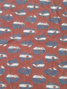 Dupatta combo of 2  - Navy blue and brown / pink