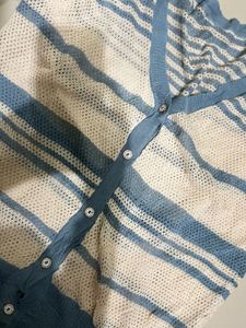 Striped Knit Cardigan