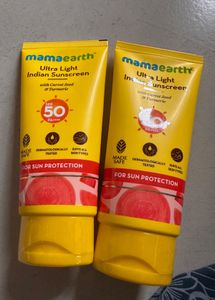 Mamaearth Ultra Light Indian Sunscreen SPF 50