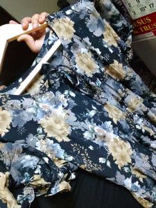 Chic Floral Print Midi Dress