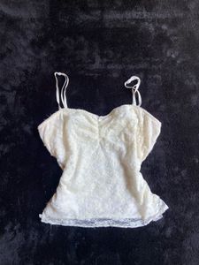 White Lace Camisole Top