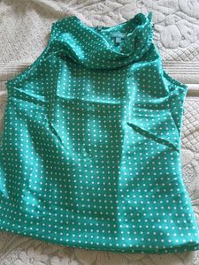 Chic Polka Dot Sleeveless Top