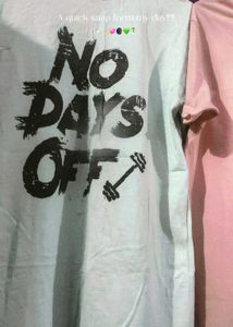 Graphic T-Shirt Bundle - "No Days Off" &amp; Skull Pri