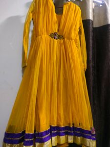 Price Drop ☺️Yellow 💛 Designer Frock