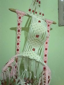 Handmade Macrame Swing Chair for doll 🎎