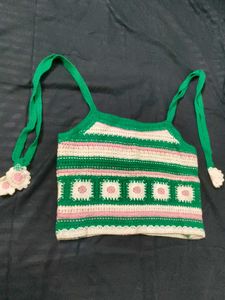 Boho Crochet Crop Top