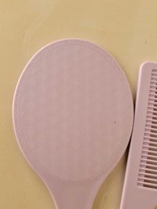 Comb with Mirror - Purple