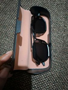 Stylish Black Sunglasses in Case