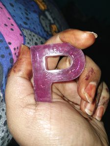 Resin Alphabet Keychain