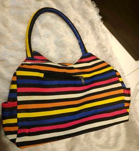 Women's Multicolored Shoulder Bag