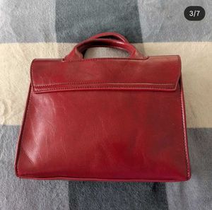 🎀Chic Red Studded Handbag