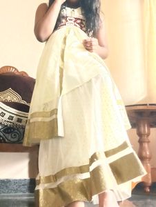 Girls' Party Wear Dress &amp; Lahinga
