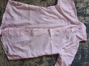 Striped Button-Up Shirt