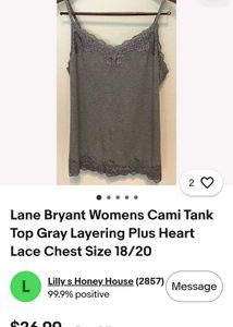 Lace Trim Cami Top