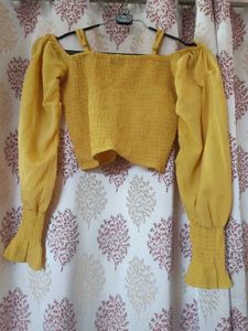 Chic Smocked Off-Shoulder Top