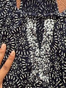 Y2K Sequin Black Top