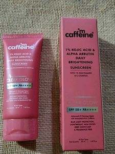 mCaffeine Clear Glow Sunscreen SPF 50 PA++++