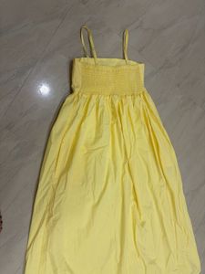 Bright Yellow Long Sundress