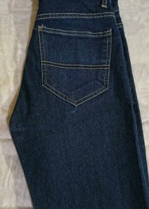Vintage-Vibe Dark Wash Slim Straight Jeans
