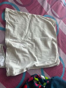 BeautyPlus White Cotton Bra's &amp; Matching Vest