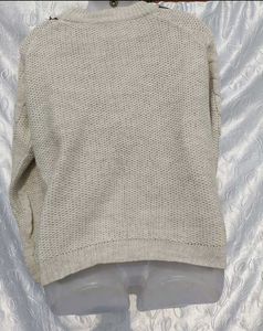 Lace Detail Knit Sweater